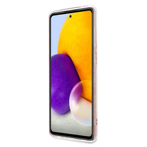Kup Guess Samsung Gehäuse GUHCA72PCU4GLPI Galaxy A72 rosa/rosa Hartschalengehäuse 4G Glitter - GUE993PNK - {ean13} - Sklep Home Screen