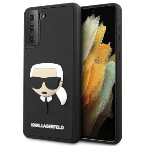 Kup Etui Karl Lagerfeld KLHCS21SKH3DBK Samsung Galaxy S21 negru/black hardcase 3D Rubber Karl`s Head - KLD510BLK - {ean13} - Sklep Home Screen