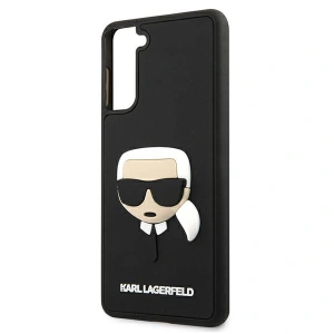 Kup Etui Karl Lagerfeld KLHCS21SKH3DBK Samsung Galaxy S21 negru/black hardcase 3D Rubber Karl`s Head - KLD510BLK - {ean13} - Sklep Home Screen