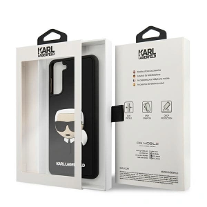 Kup Etui Karl Lagerfeld KLHCS21SKH3DBK Samsung Galaxy S21 negru/black hardcase 3D Rubber Karl`s Head - KLD510BLK - {ean13} - Sklep Home Screen