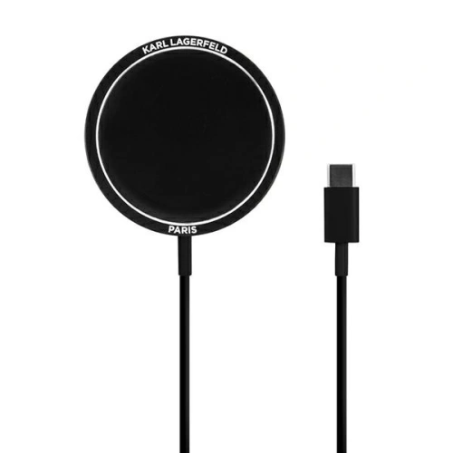 Buy Karl Lagerfeld Wireless Charger KLCBMSIKBK 15W MagSafe - KLD511 - {ean13} - Home Screen Store Europe
