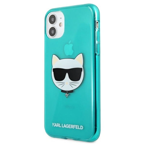Kup Etui Karl Lagerfeld KLHCN61CHTRB Apple iPhone 11 kék/hardcase Glitter Choupette Fluo - KLD512BLU - {ean13} - Sklep Home Screen