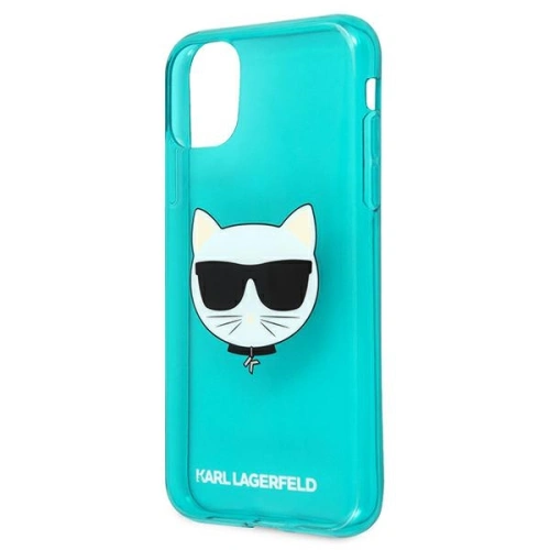 Kup Etui Karl Lagerfeld KLHCN61CHTRB Apple iPhone 11 kék/hardcase Glitter Choupette Fluo - KLD512BLU - {ean13} - Sklep Home Screen