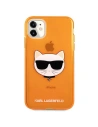 Kup Etui Karl Lagerfeld KLHCN61CHTRO Apple iPhone 11 pomarańczowy/orange hardcase Glitter Choupette Fluo - KLD513ORG - {ean13} - Sklep Home Screen
