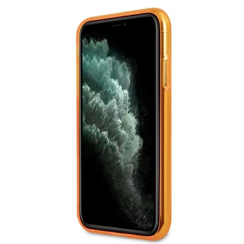 Kup Etui Karl Lagerfeld KLHCN61CHTRO Apple iPhone 11 oranžový/orange hardcase Glitter Choupette Fluo - KLD513ORG - {ean13} - Sklep Home Screen
