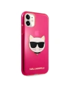 Kup Etui Karl Lagerfeld KLHCN61CHTRP Apple iPhone 11 rózsaszín/pink hardcase Glitter Choupette Fluo - KLD514PNK - {ean13} - Sklep Home Screen