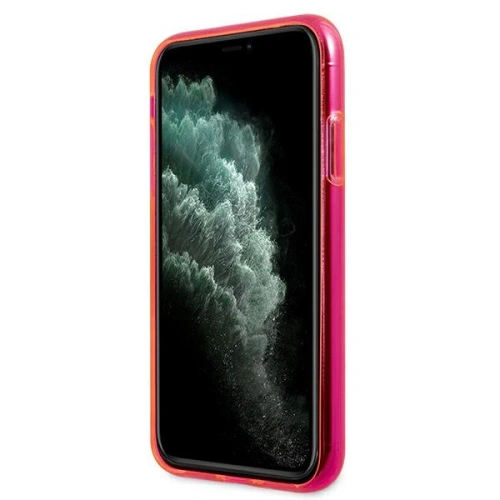 Kup Etui Karl Lagerfeld KLHCN61CHTRP Apple iPhone 11 rózsaszín/pink hardcase Glitter Choupette Fluo - KLD514PNK - {ean13} - Sklep Home Screen