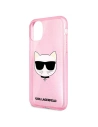 Kup Karl Lagerfeld Apple Tasche KLHCN61CHTUGLP iPhone 11 rosa/rosa Hartschalenetui Glitter Choupette - KLD516PNK - {ean13} - Sklep Home Screen