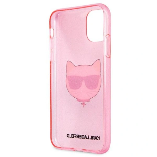 Kup Etui Karl Lagerfeld KLHCN61CHTUGLP Apple iPhone 11 rózsaszín/pink hardcase Glitter Choupette - KLD516PNK - {ean13} - Sklep Home Screen