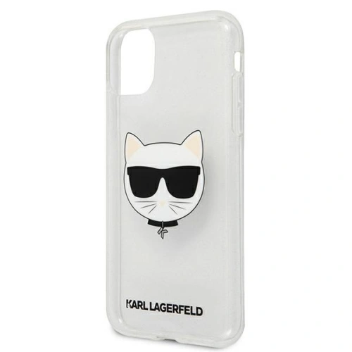 Kup Etui Karl Lagerfeld KLHCN61CHTUGLS Apple iPhone 11 srebrny/silver hardcase Glitter Choupette - KLD517SLV - {ean13} - Sklep Home Screen