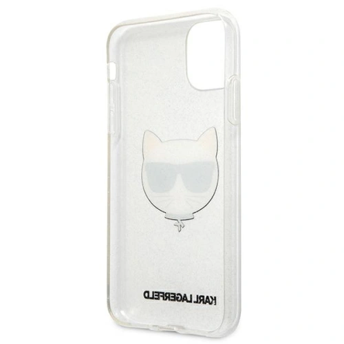 Kup Etui Karl Lagerfeld KLHCN61CHTUGLS Apple iPhone 11 srebrny/silver hardcase Glitter Choupette - KLD517SLV - {ean13} - Sklep Home Screen