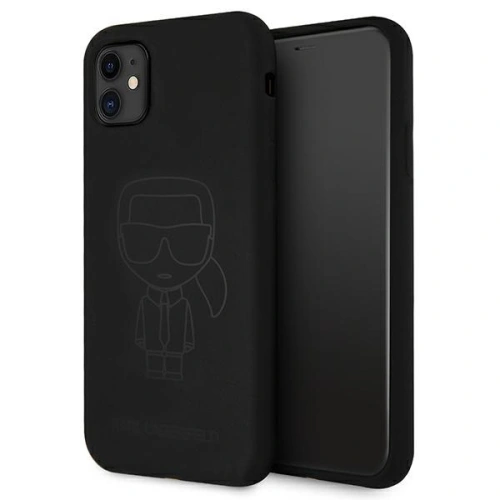 Kup Karl Lagerfeld Apple Tasche KLHCN61SILTTBK iPhone 11 Silikon Ikonik Outline schwarz/schwarz - KLD518BLK - {ean13} - Sklep Home Screen