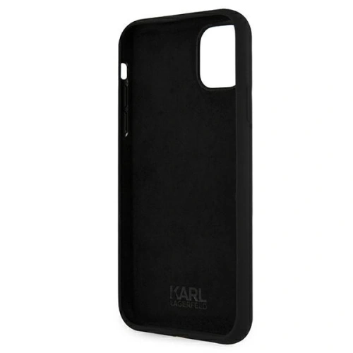 Kup Etui Karl Lagerfeld KLHCN61SILTTBK Apple iPhone 11 Silicone Ikonik Outline negru/black - KLD518BLK - {ean13} - Sklep Home Screen