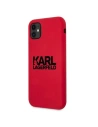Kup Etui Karl Lagerfeld KLHCN61SLKLRE Apple iPhone 11 Szilikon Stack Logo piros/red - KLD519RED - {ean13} - Sklep Home Screen