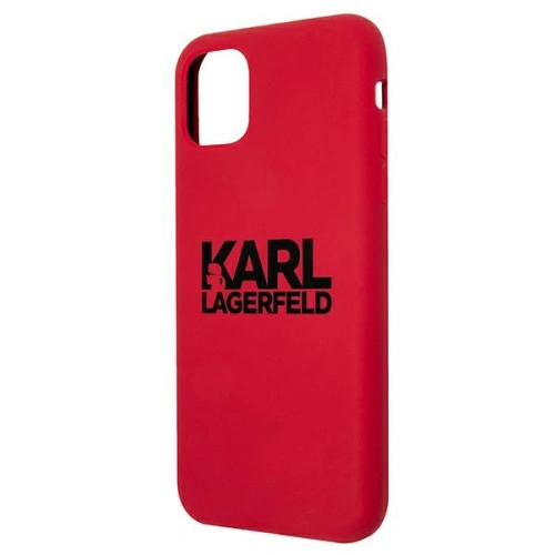 Kup Etui Karl Lagerfeld KLHCN61SLKLRE Apple iPhone 11 Szilikon Stack Logo piros/red - KLD519RED - {ean13} - Sklep Home Screen