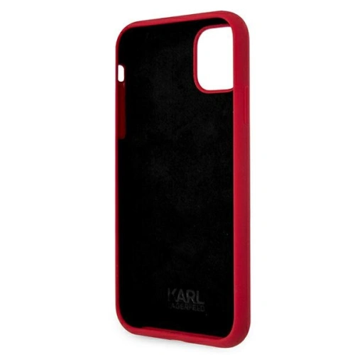 Kup Etui Karl Lagerfeld KLHCN61SLKLRE Apple iPhone 11 Szilikon Stack Logo piros/red - KLD519RED - {ean13} - Sklep Home Screen