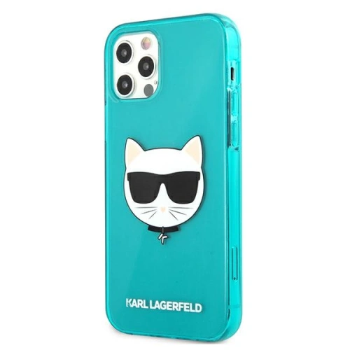 Kup Etui Karl Lagerfeld KLHCP12LCHTRB Apple iPhone 12 Pro Max niebieski/blue hardcase Glitter Choupette Fluo - KLD520BLU - {ean13} - Sklep Home Screen