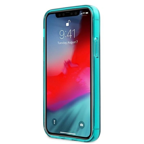Kup Etui Karl Lagerfeld KLHCP12LCHTRB Apple iPhone 12 Pro Max niebieski/blue hardcase Glitter Choupette Fluo - KLD520BLU - {ean13} - Sklep Home Screen