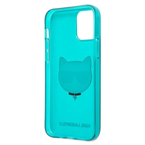 Kup Etui Karl Lagerfeld KLHCP12LCHTRB Apple iPhone 12 Pro Max niebieski/blue hardcase Glitter Choupette Fluo - KLD520BLU - {ean13} - Sklep Home Screen