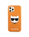 Kup Etui Karl Lagerfeld KLHCP12LCHTRO Apple iPhone 12 Pro Max pomarańczowy/orange hardcase Glitter Choupette Fluo - KLD521ORG - {ean13} - Sklep Home Screen