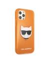 Kup Etui Karl Lagerfeld KLHCP12LCHTRO Apple iPhone 12 Pro Max pomarańczowy/orange hardcase Glitter Choupette Fluo - KLD521ORG - {ean13} - Sklep Home Screen
