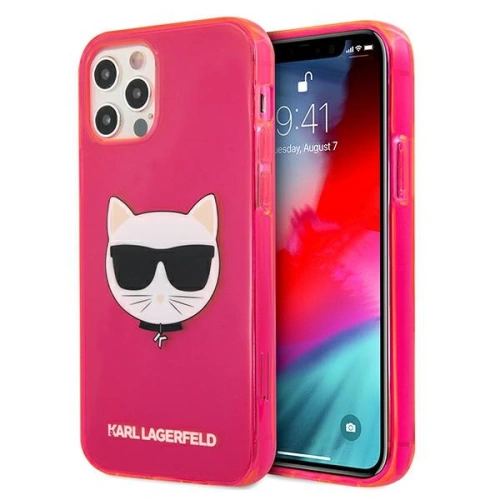 Kup Etui Karl Lagerfeld KLHCP12LCHTRP Apple iPhone 12 Pro Max roz/roz hardcase Glitter Choupette Fluo - KLD522PNK - {ean13} - Sklep Home Screen