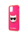 Kup Karl Lagerfeld Apple Tasche KLHCP12LCHTRP iPhone 12 Pro Max rosa/rosa Hartschalenetui Glitter Choupette Fluo - KLD522PNK - {ean13} - Sklep Home Screen