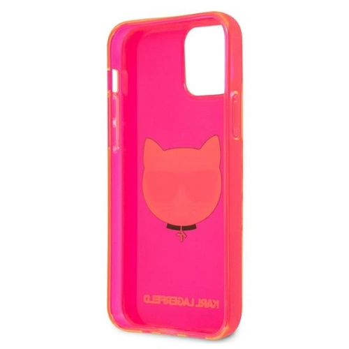 Kup Karl Lagerfeld Apple Tasche KLHCP12LCHTRP iPhone 12 Pro Max rosa/rosa Hartschalenetui Glitter Choupette Fluo - KLD522PNK - {ean13} - Sklep Home Screen