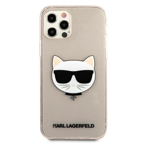 Kup Etui Karl Lagerfeld KLHCP12LCHTUGLGO Apple iPhone 12 Pro Max aurie/gold hardcase Glitter Choupette - KLD523GLD - {ean13} - Sklep Home Screen