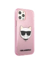 Kup Etui Karl Lagerfeld KLHCP12LCHTUGLP Apple iPhone 12 Pro Max różowy/pink hardcase Glitter Choupette - KLD524PNK - {ean13} - Sklep Home Screen