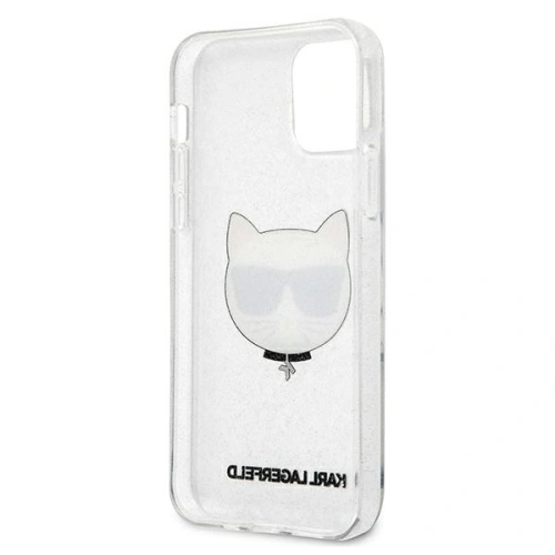 Kup Etui Karl Lagerfeld KLHCP12LCHTUGLS Apple iPhone 12 Pro Max srebrny/silver hardcase Glitter Choupette - KLD525SLV - {ean13} - Sklep Home Screen