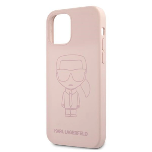 Kup Etui Karl Lagerfeld KLHCP12LSILTTPI Apple iPhone 12 Pro Max Silicone Ikonik Outline różowy/pink - KLD526PNK - {ean13} - Sklep Home Screen