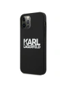 Kup Etui Karl Lagerfeld KLHCP12LSLKLRBK Apple iPhone 12 Pro Max Silicon Stack Logo negru/black - KLD527BLK - {ean13} - Sklep Home Screen