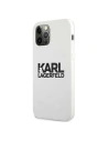 Buy Karl Lagerfeld KLHCP12LSLKLWH Apple iPhone 12 Pro Max Silicone Stack Logo white - KLD528WHT - {ean13} - Home Screen Store Europe