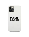 Kup Etui Karl Lagerfeld KLHCP12LSLKLWH Apple iPhone 12 Pro Max Silicone Stack Logo biały/white - KLD528WHT - {ean13} - Sklep Home Screen