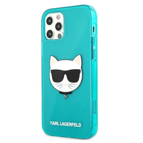 Kup Etui Karl Lagerfeld KLHCP12MCHTRB Apple iPhone 12/12 Pro kék/hardcase Glitter Choupette Fluo - KLD529BLU - {ean13} - Sklep Home Screen