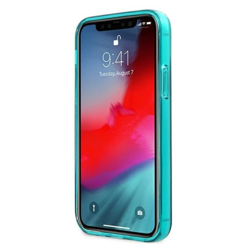Kup Etui Karl Lagerfeld KLHCP12MCHTRB Apple iPhone 12/12 Pro albastru/blue hardcase Glitter Choupette Fluo - KLD529BLU - {ean13} - Sklep Home Screen