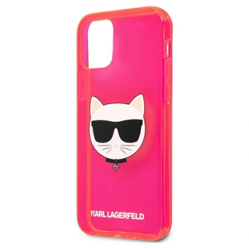 Kup Etui Karl Lagerfeld KLHCP12MCHTRP Apple iPhone 12/12 Pro różowy/pink hardcase Glitter Choupette Fluo - KLD531PNK - {ean13} - Sklep Home Screen