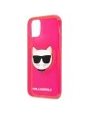 Buy Karl Lagerfeld KLHCP12MCHTRP Apple iPhone 12/12 Pro pink hardcase Glitter Choupette Fluo - KLD531PNK - {ean13} - Home Screen Store Europe