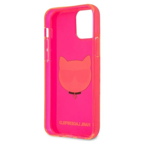 Buy Karl Lagerfeld KLHCP12MCHTRP Apple iPhone 12/12 Pro pink hardcase Glitter Choupette Fluo - KLD531PNK - {ean13} - Home Screen Store Europe