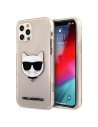 Karl Lagerfeld KLHCP12MCHTUGLGO Apple iPhone 12/12 Pro gold hardcase Glitter Choupette
