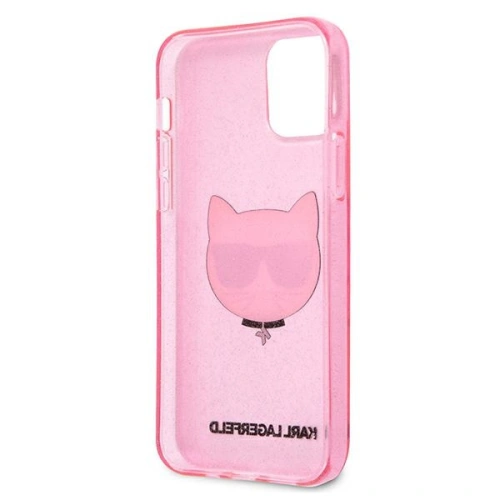 Kup Etui Karl Lagerfeld KLHCP12MCHTUGLP Apple iPhone 12/12 Pro różowy/pink hardcase Glitter Choupette - KLD533PNK - {ean13} - Sklep Home Screen