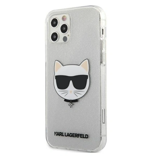 Kup Etui Karl Lagerfeld KLHCP12MCHTUGLS Apple iPhone 12/12 Pro srebrny/silver hardcase Glitter Choupette - KLD534SLV - {ean13} - Sklep Home Screen