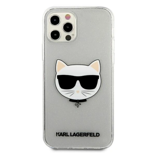 Kup Etui Karl Lagerfeld KLHCP12MCHTUGLS Apple iPhone 12/12 Pro srebrny/silver hardcase Glitter Choupette - KLD534SLV - {ean13} - Sklep Home Screen