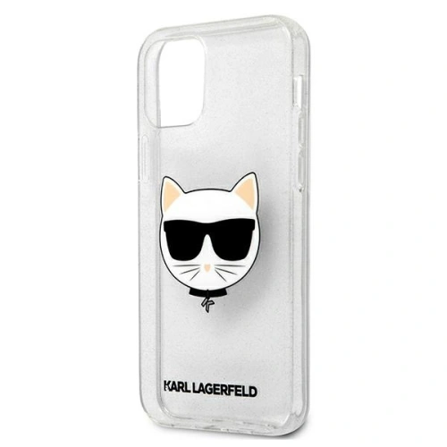 Kup Etui Karl Lagerfeld KLHCP12MCHTUGLS Apple iPhone 12/12 Pro srebrny/silver hardcase Glitter Choupette - KLD534SLV - {ean13} - Sklep Home Screen