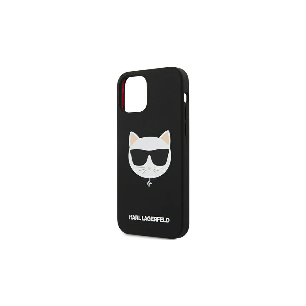 Etui Karl Lagerfeld KLHCP12MSLCHBK Apple iPhone 12/12 Pro hardcase czarny/black Silicone Choupette
