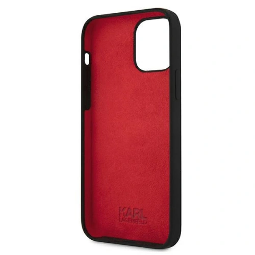 Kup Etui Karl Lagerfeld KLHCP12MSLCHBK Apple iPhone 12/12 Pro hardcase czarny/black Silicone Choupette - KLD535BLK - {ean13} - Sklep Home Screen