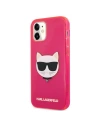 Kup Etui Karl Lagerfeld KLHCP12SCHTRP Apple iPhone 12 mini różowy/pink hardcase Glitter Choupette Fluo - KLD536PNK - {ean13} - Sklep Home Screen