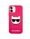 Kup Etui Karl Lagerfeld KLHCP12SCHTRP Apple iPhone 12 mini różowy/pink hardcase Glitter Choupette Fluo - KLD536PNK - {ean13} - Sklep Home Screen