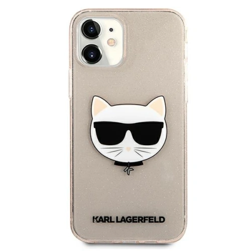 Kup Etui Karl Lagerfeld KLHCP12SCHTUGLGO Apple iPhone 12 mini arany/hardcase Glitter Choupette - KLD537GLD - {ean13} - Sklep Home Screen